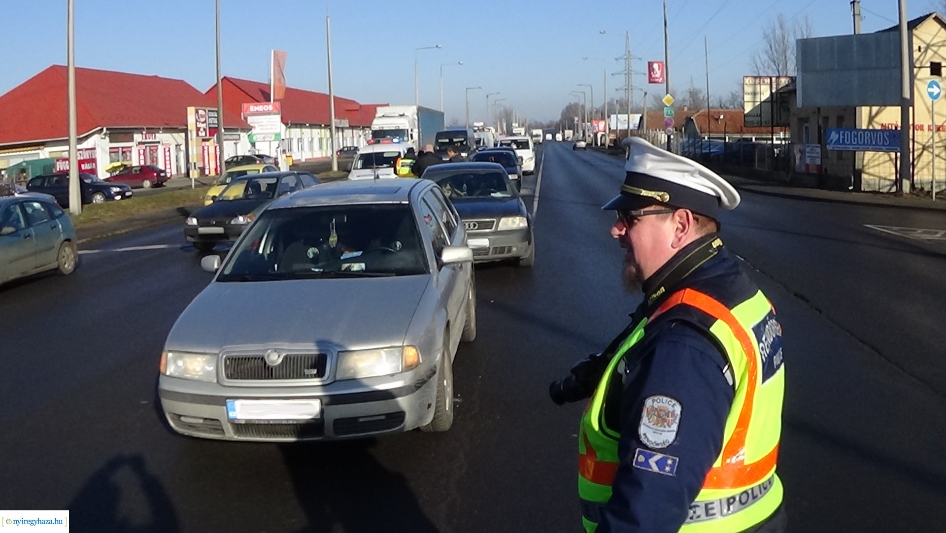 Baleset a Debreceni úton - Szabálytalan sávváltás