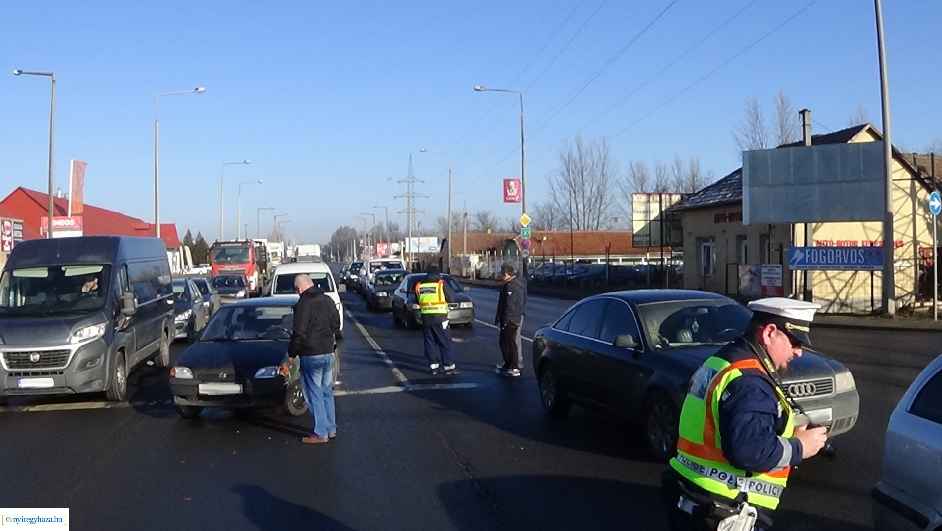 Baleset a Debreceni úton - Szabálytalan sávváltás