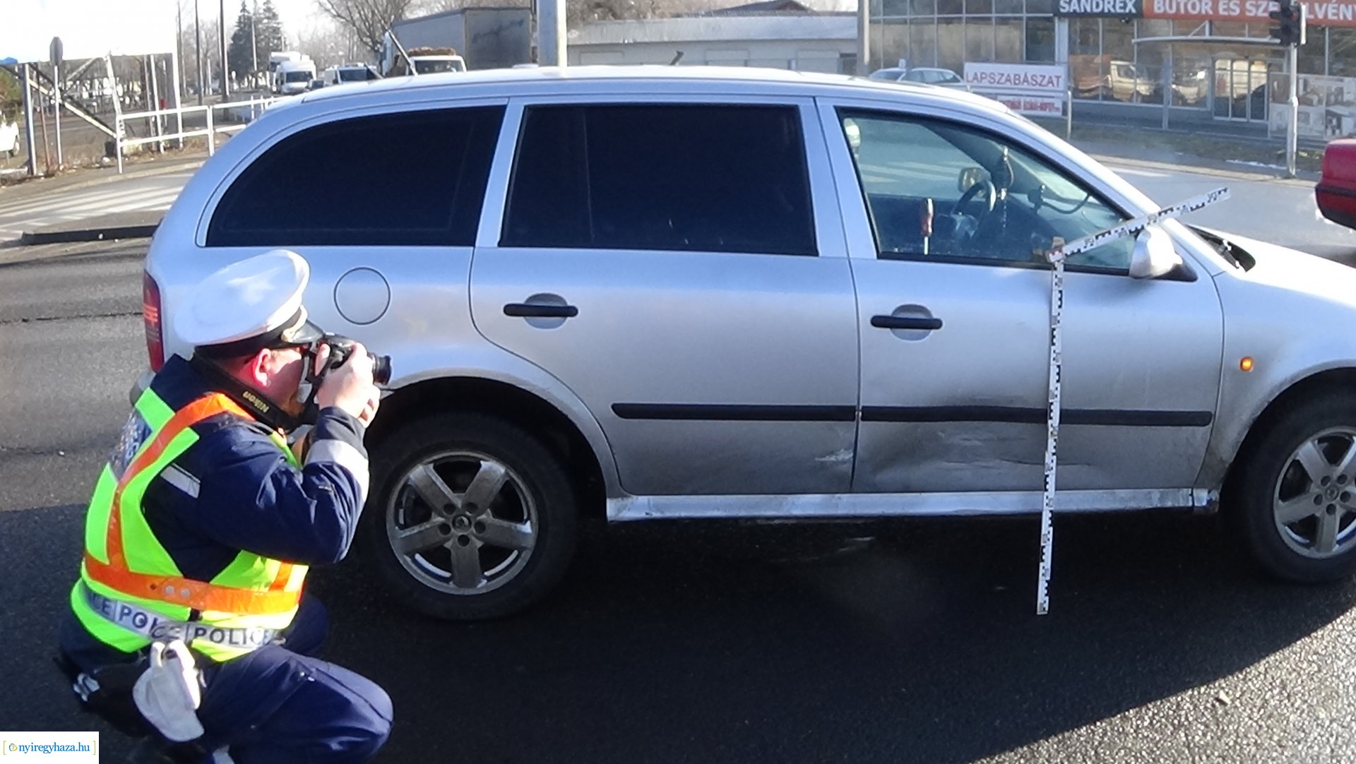 Baleset a Debreceni úton - Szabálytalan sávváltás