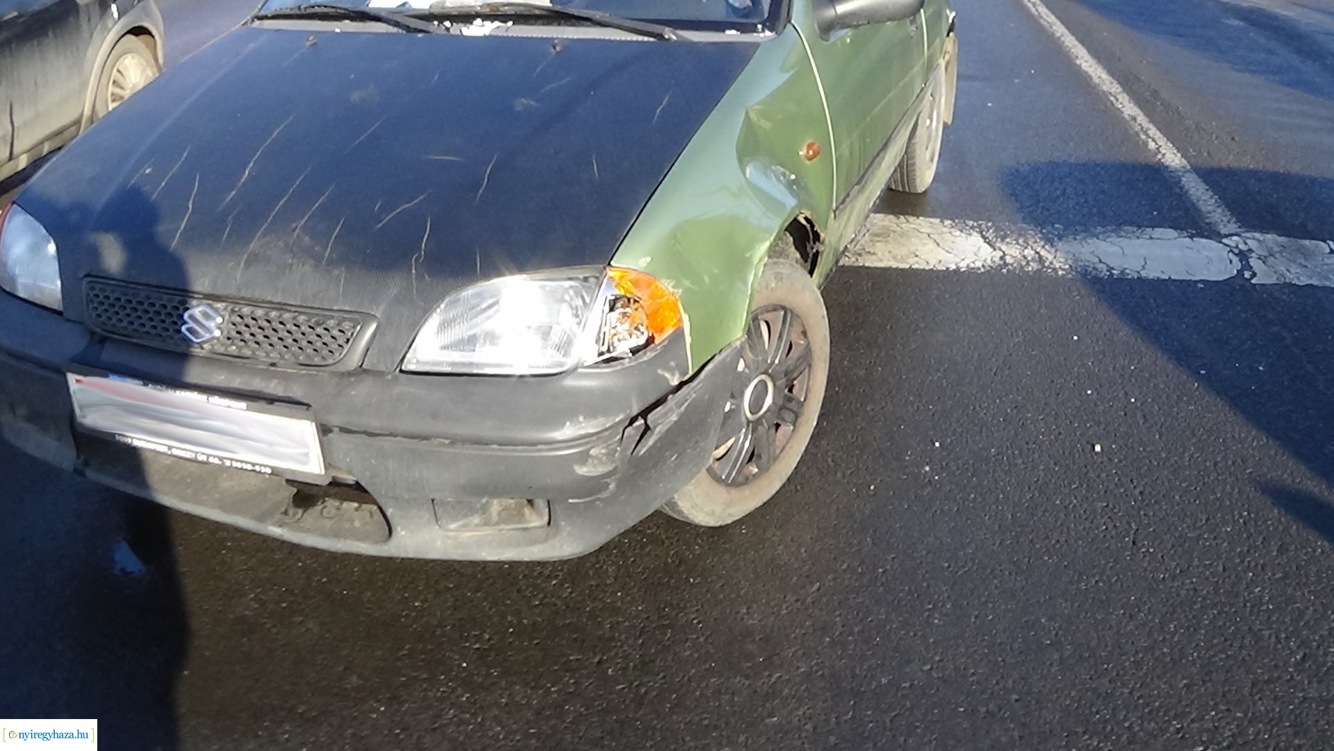 Baleset a Debreceni úton - Szabálytalan sávváltás