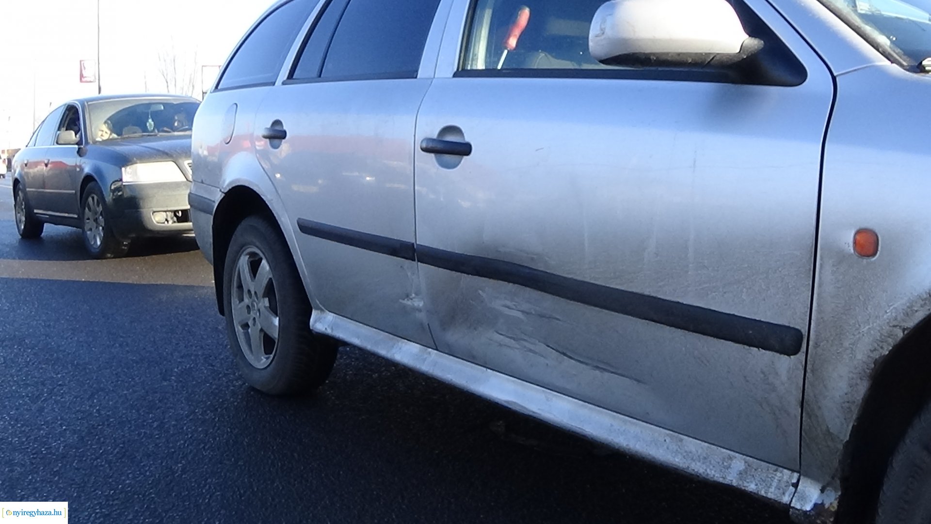 Baleset a Debreceni úton - Szabálytalan sávváltás