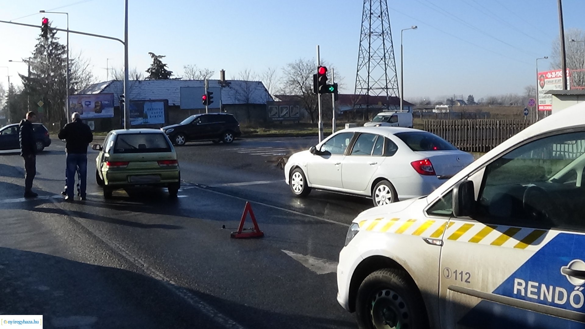 Baleset a Debreceni úton - Szabálytalan sávváltás