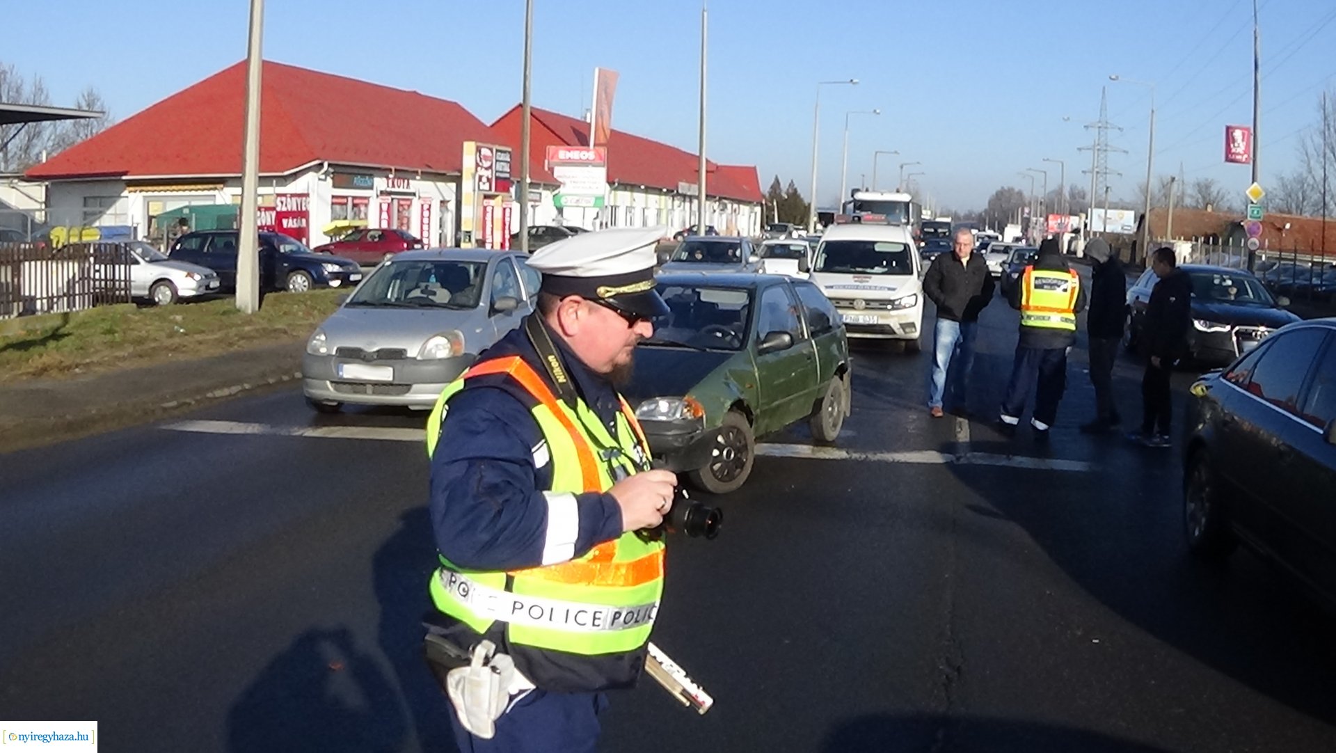 Baleset a Debreceni úton - Szabálytalan sávváltás