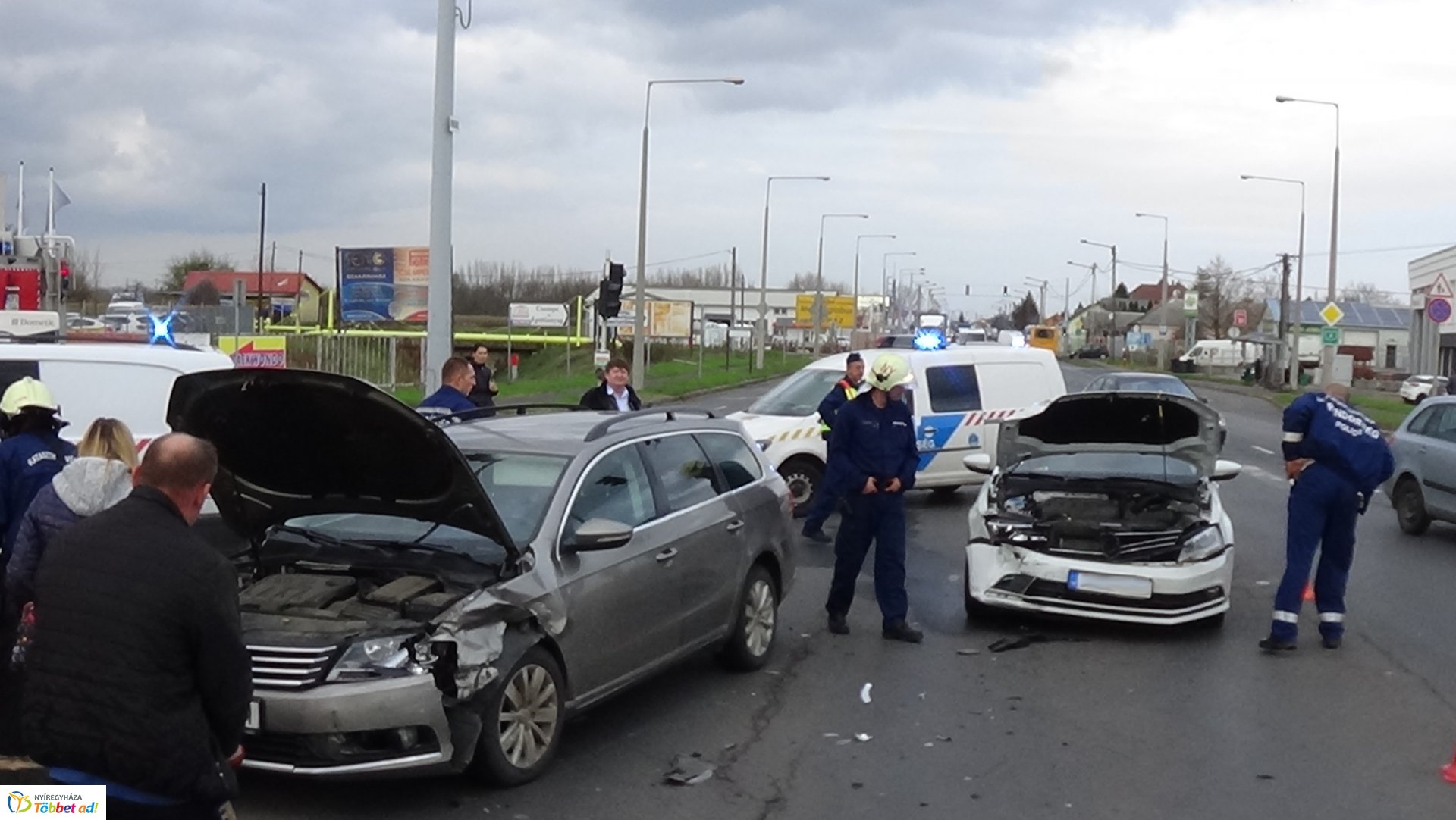 Baleset a Debreceni úton