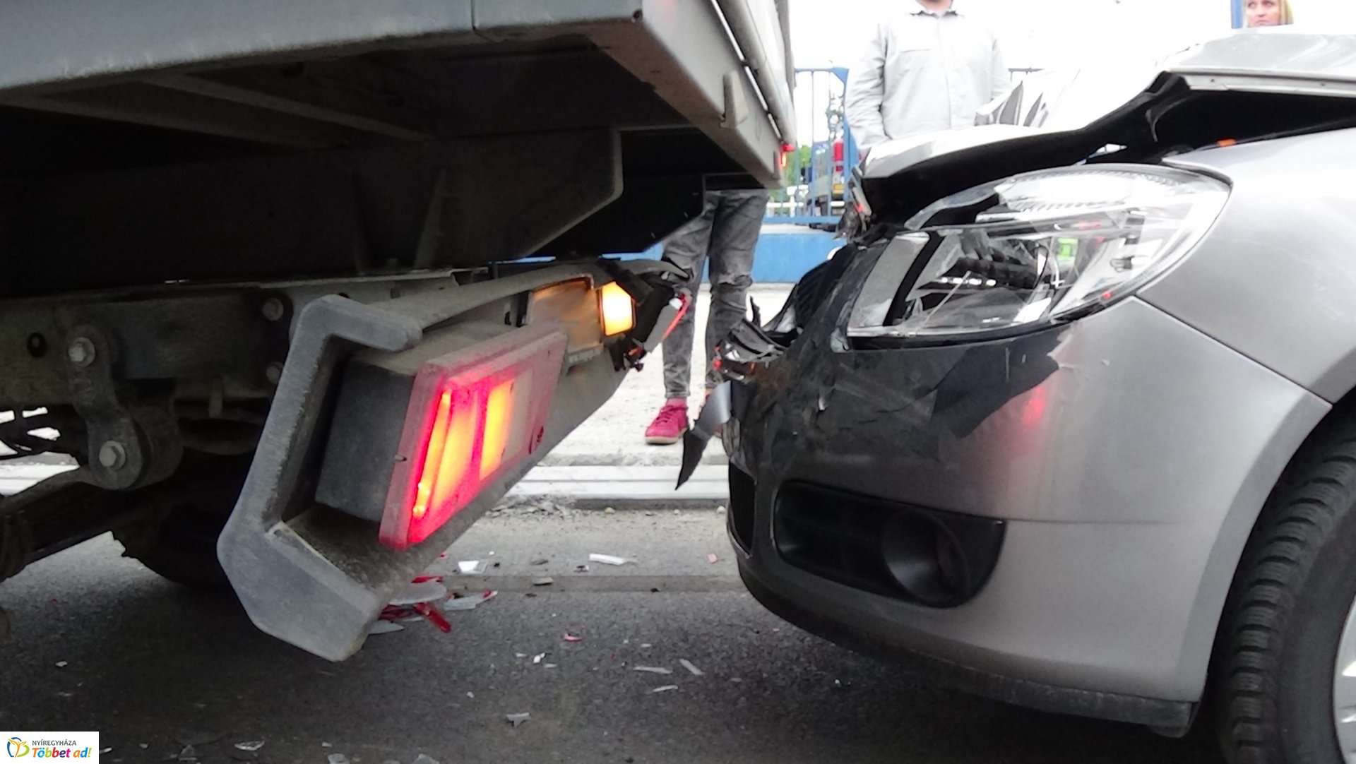 Baleset a Derkovits utcán 