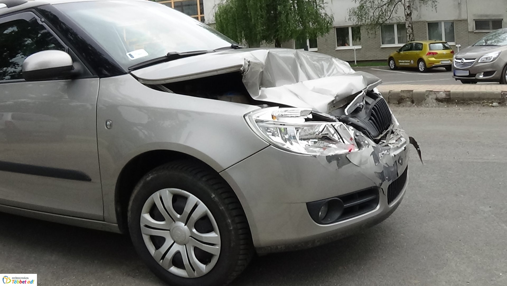 Baleset a Derkovits utcán 