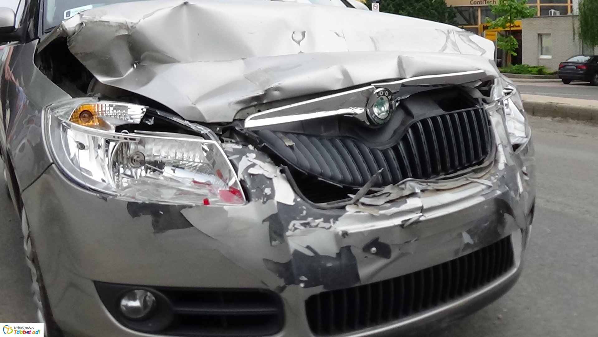 Baleset a Derkovits utcán 