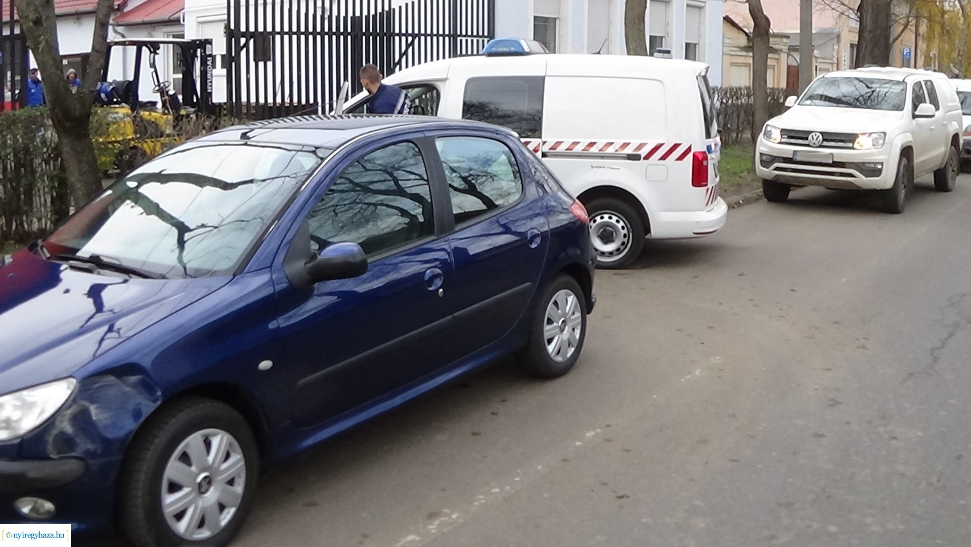 Baleset a Dózsa György utcán