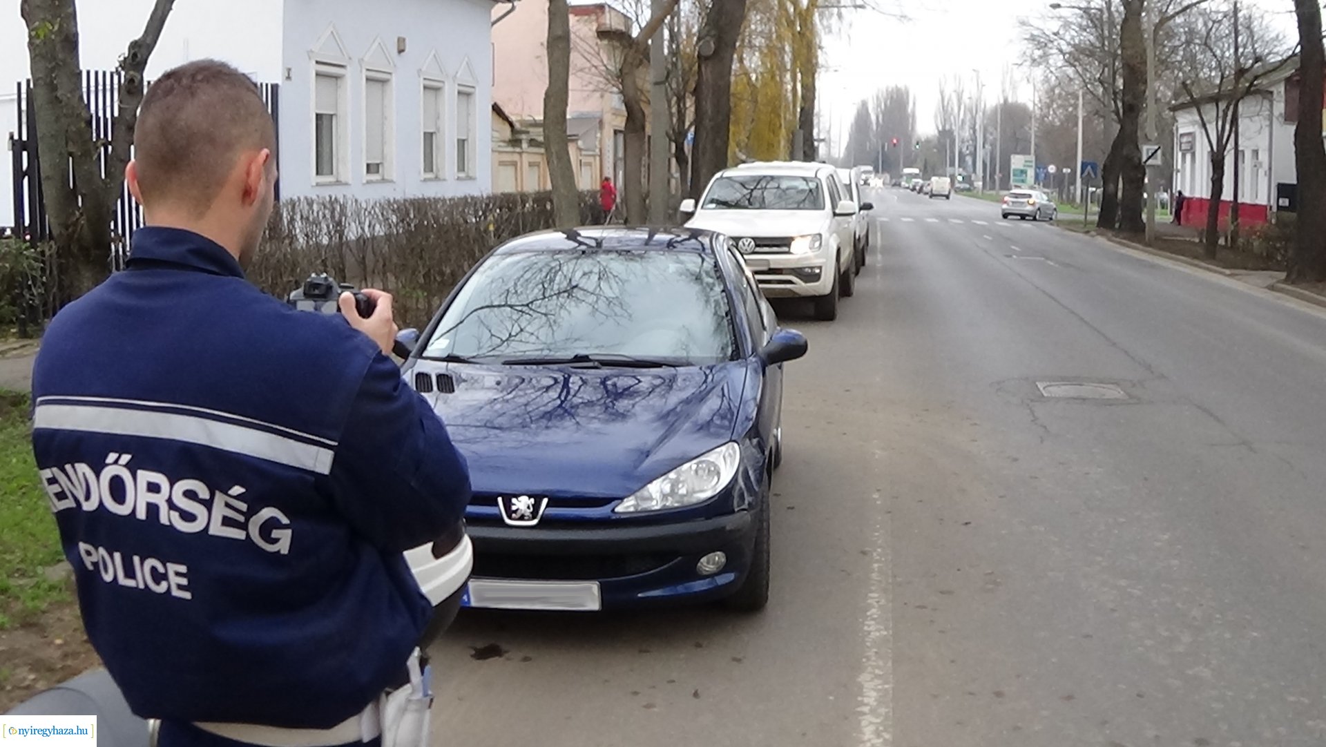 Baleset a Dózsa György utcán