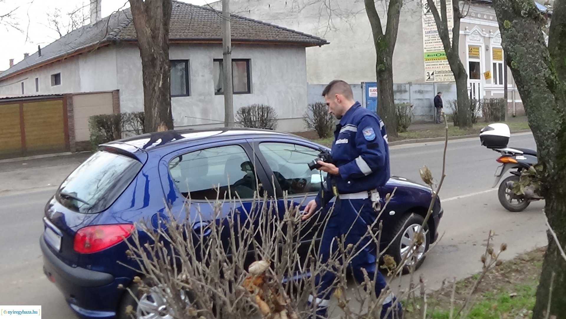 Baleset a Dózsa György utcán