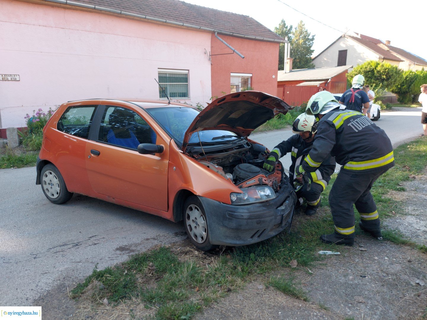 Baleset a Géza utcán