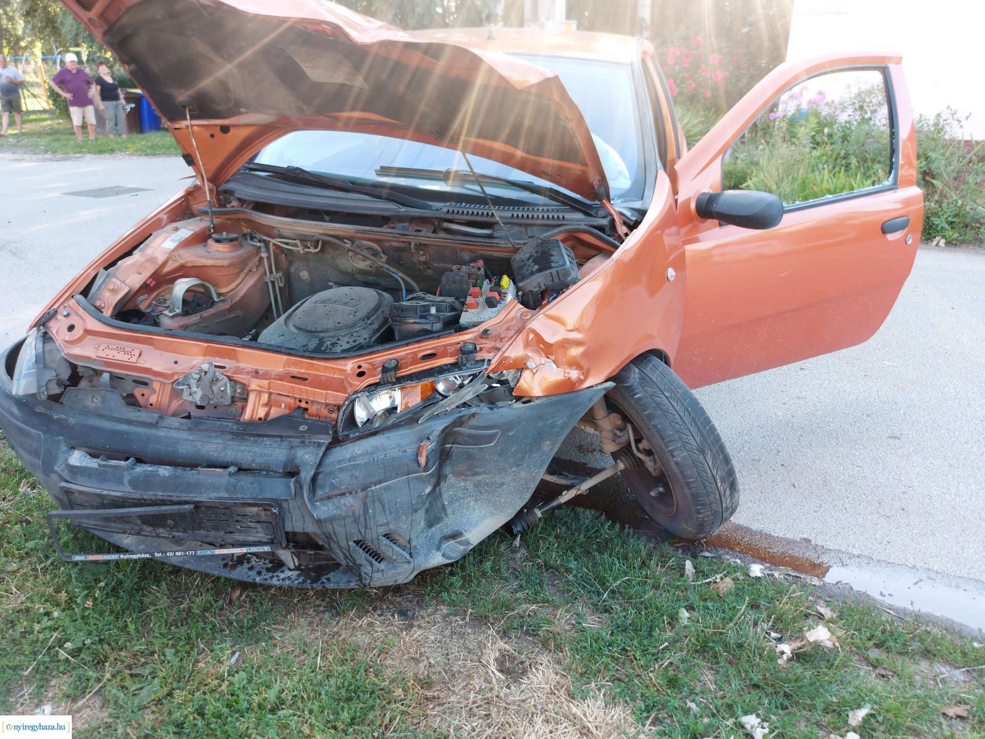 Baleset a Géza utcán