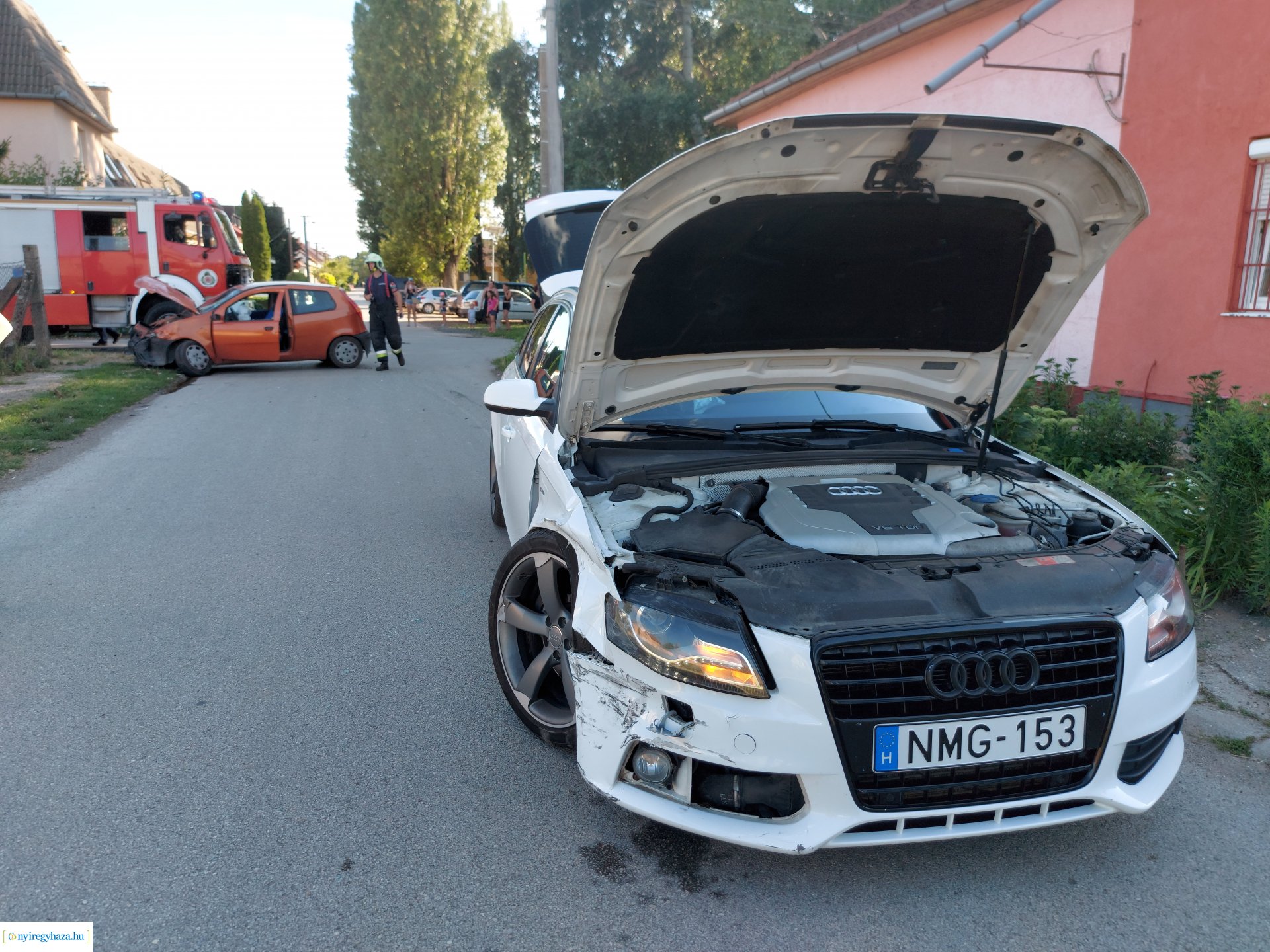 Baleset a Géza utcán