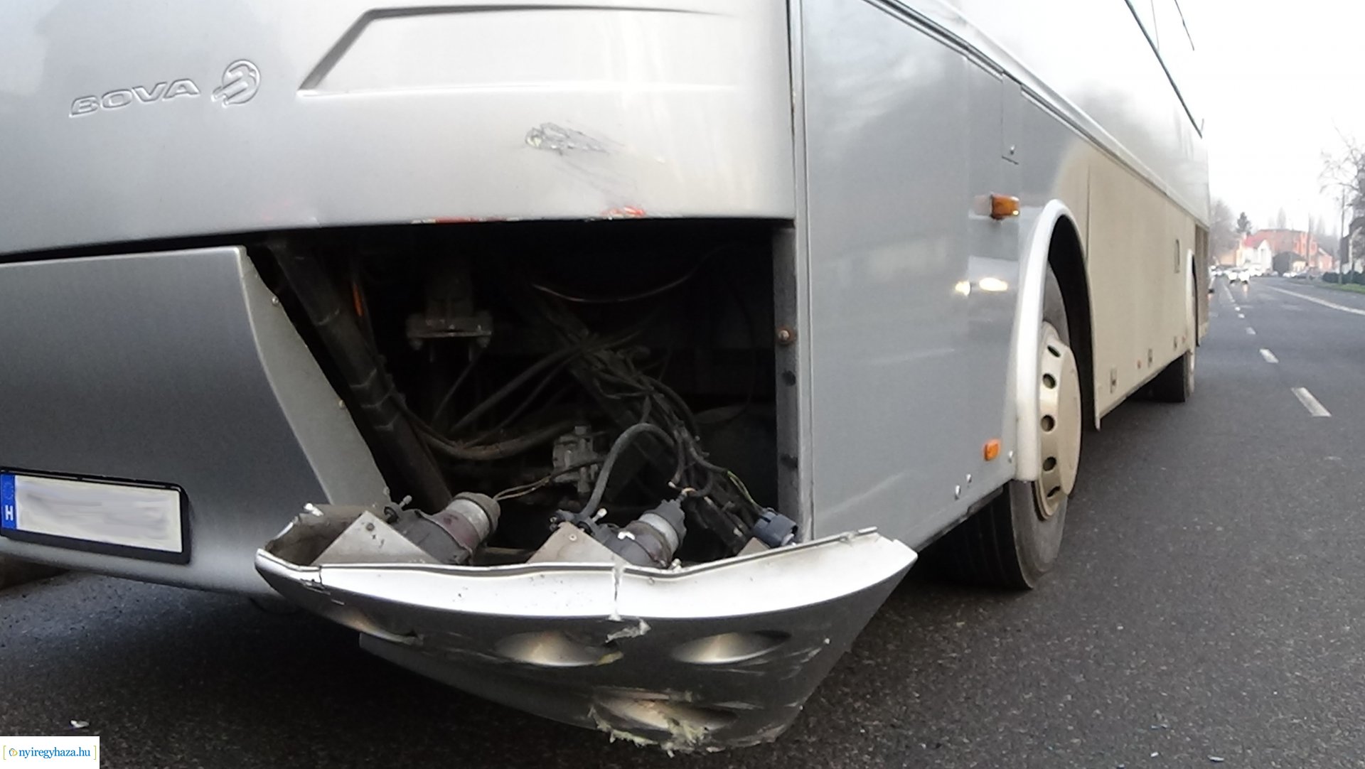 Baleset a Hunyadi utca és Tavasz utca csomópontjában