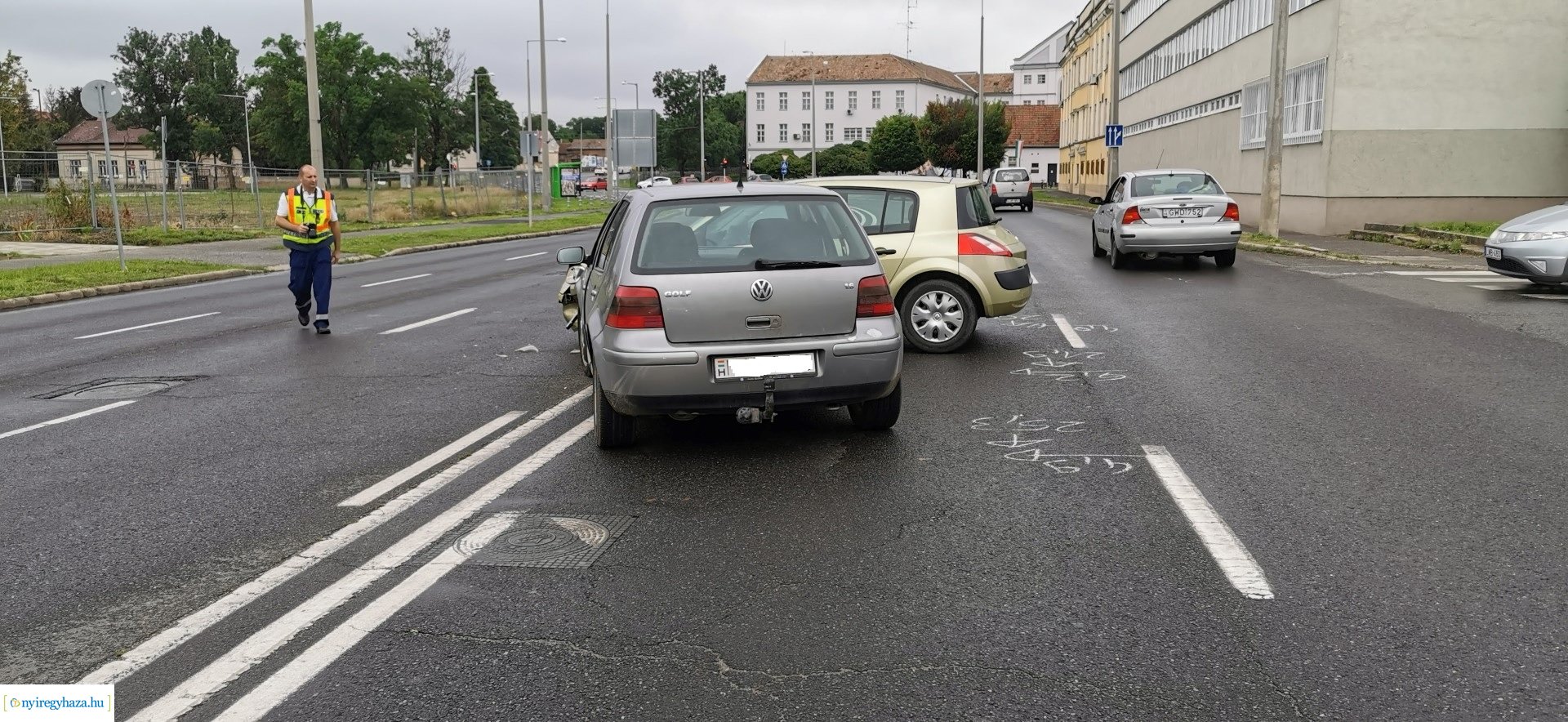 Baleset a Hunyadi utcán