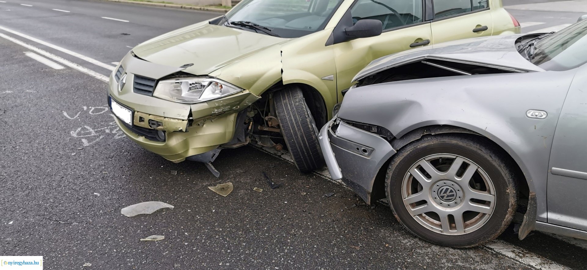 Baleset a Hunyadi utcán