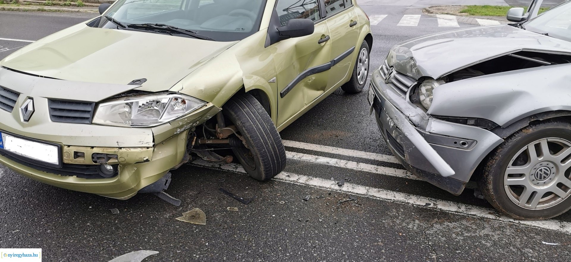 Baleset a Hunyadi utcán