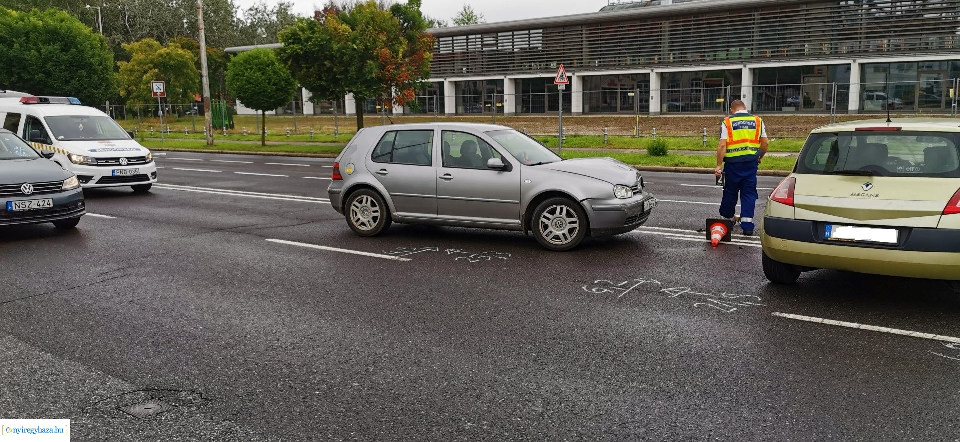 Baleset a Hunyadi utcán