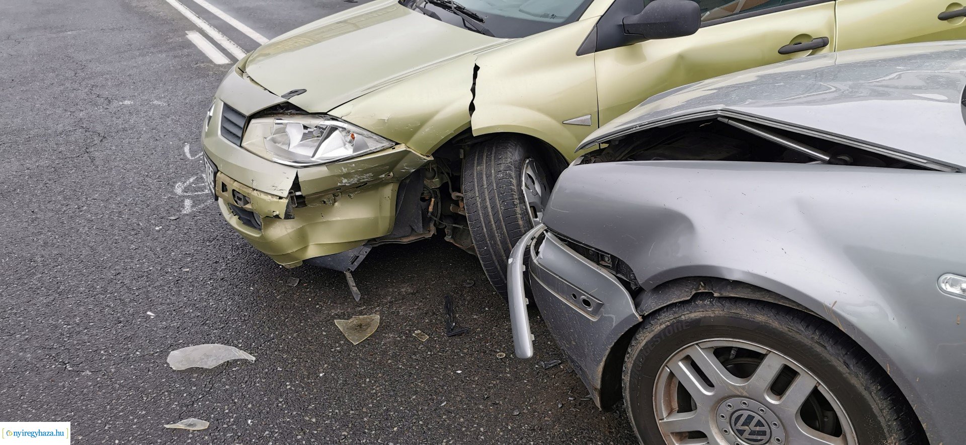 Baleset a Hunyadi utcán