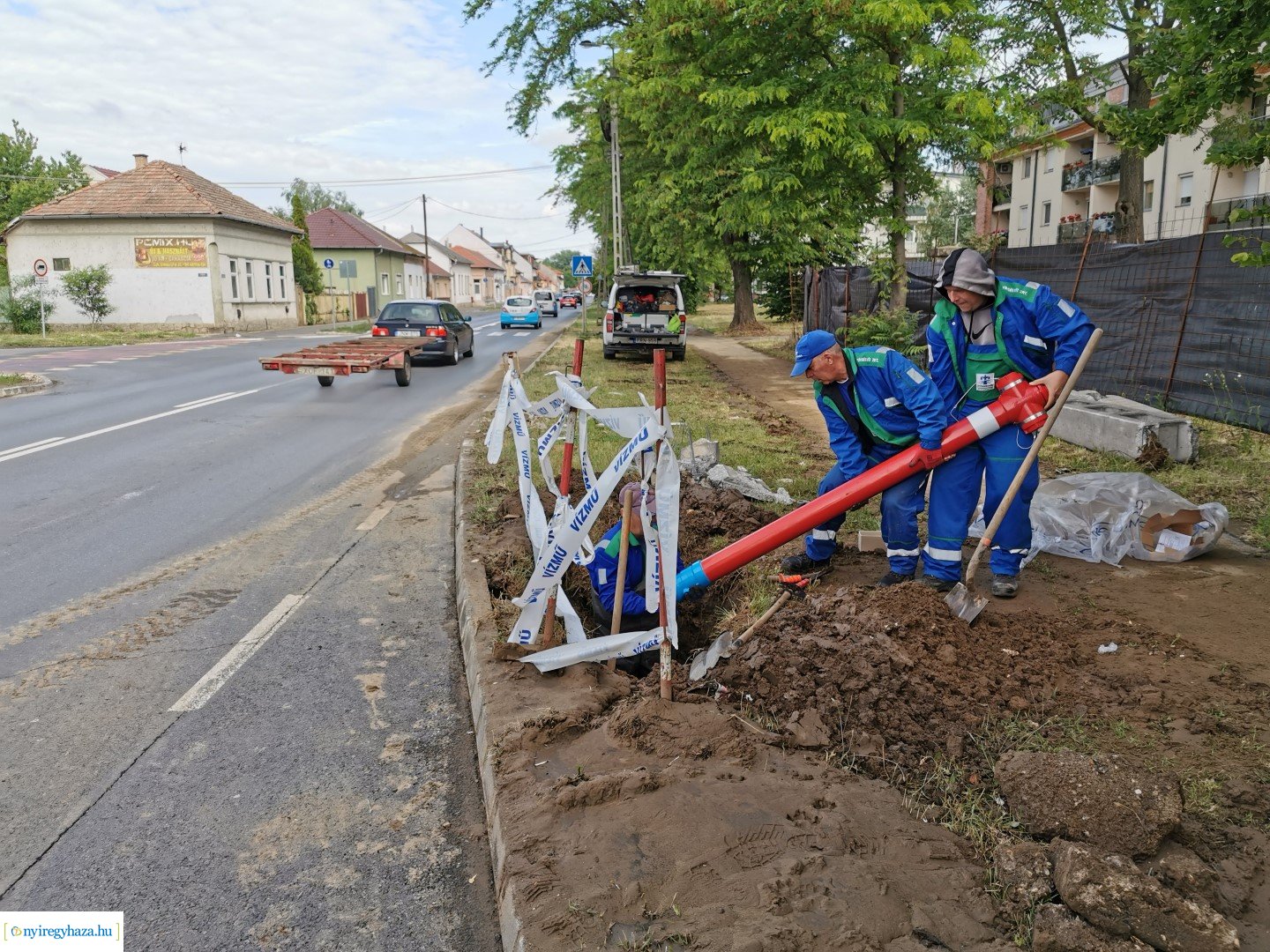 Baleset a Kállói úton
