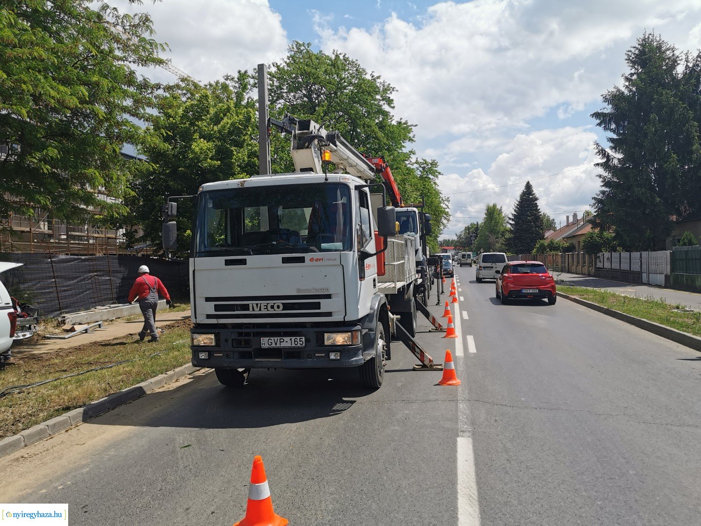 Baleset a Kállói úton