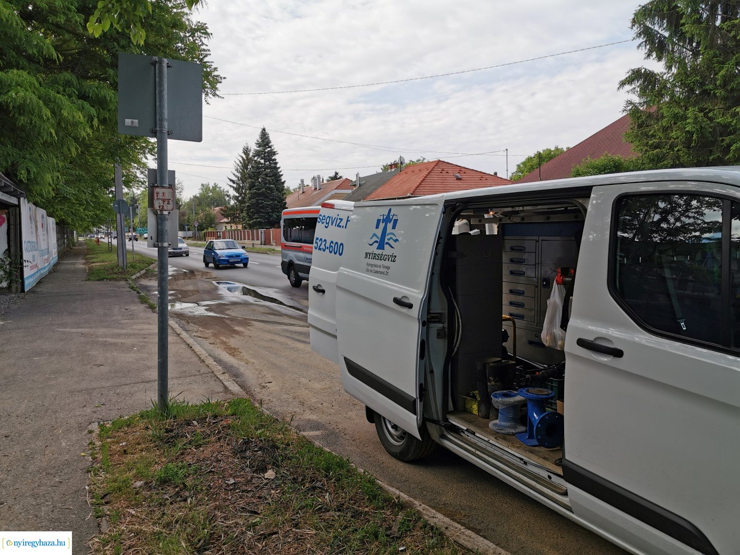 Baleset a Kállói úton