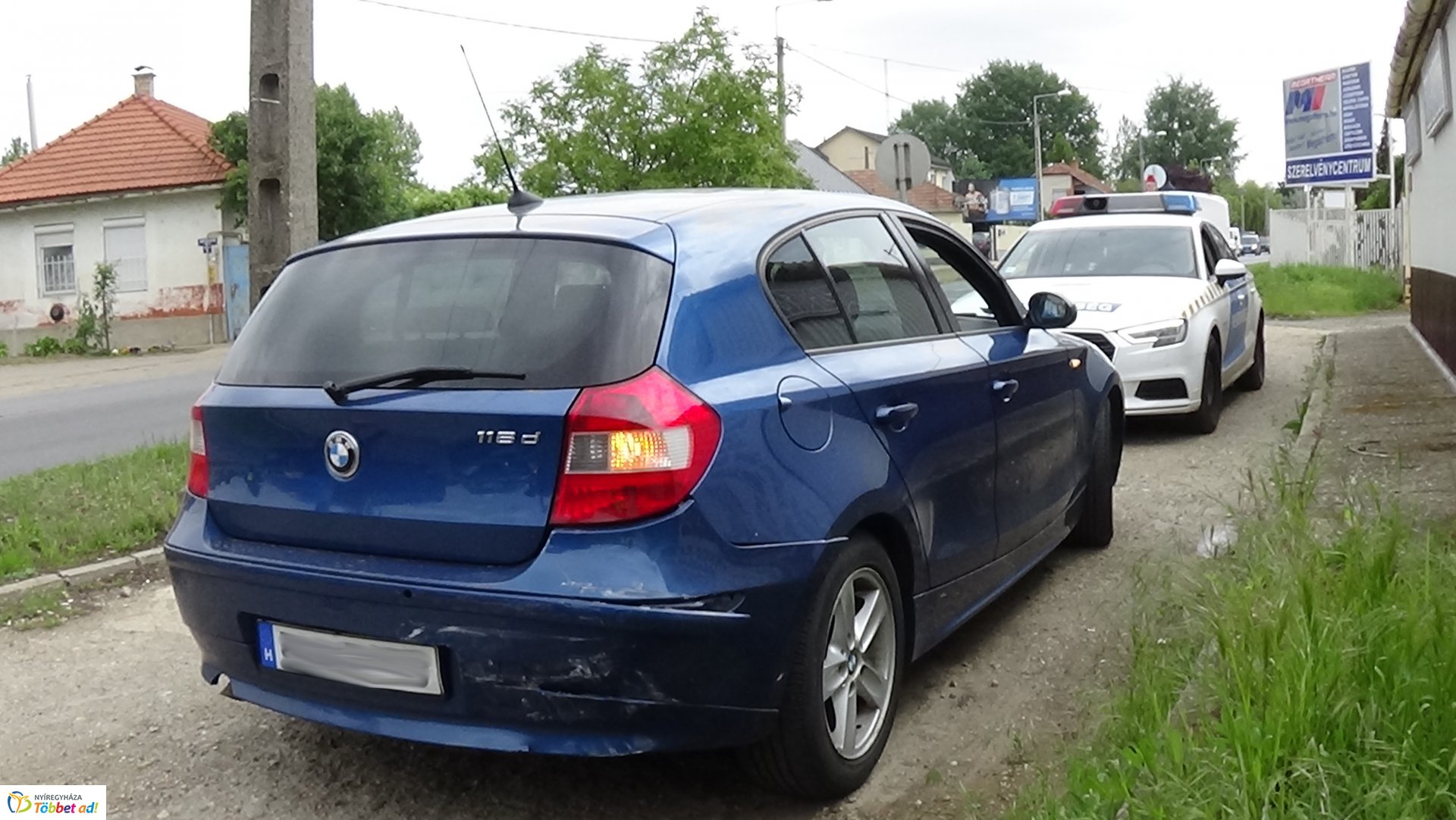 Baleset a Kállói úton