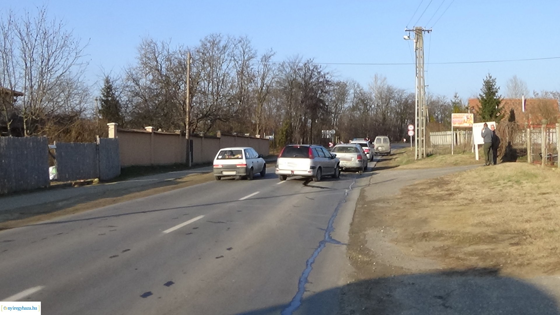 Baleset a Kemecsei úton