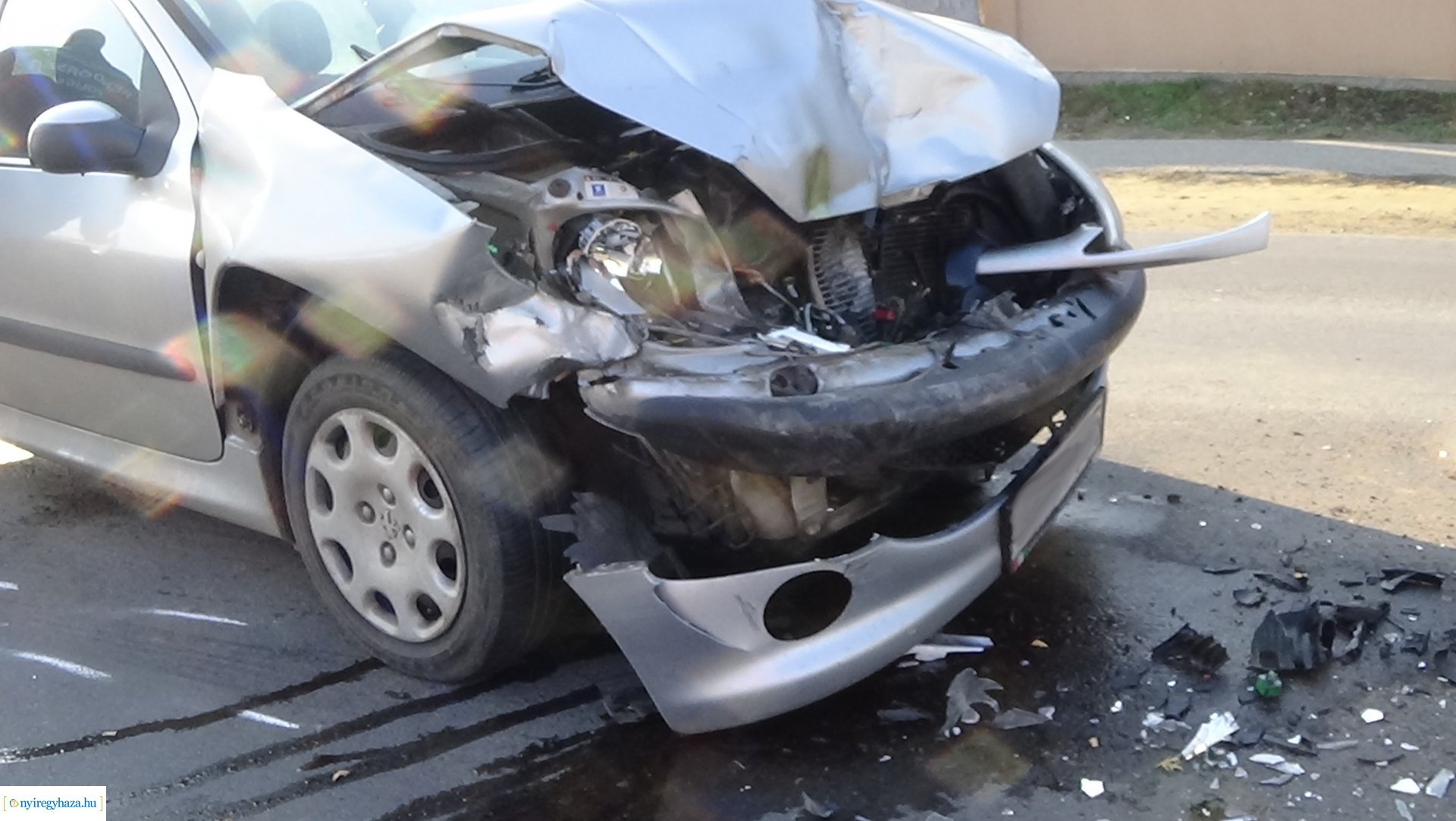 Baleset a Kemecsei úton