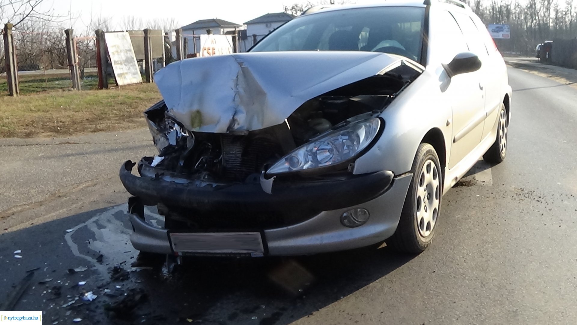 Baleset a Kemecsei úton