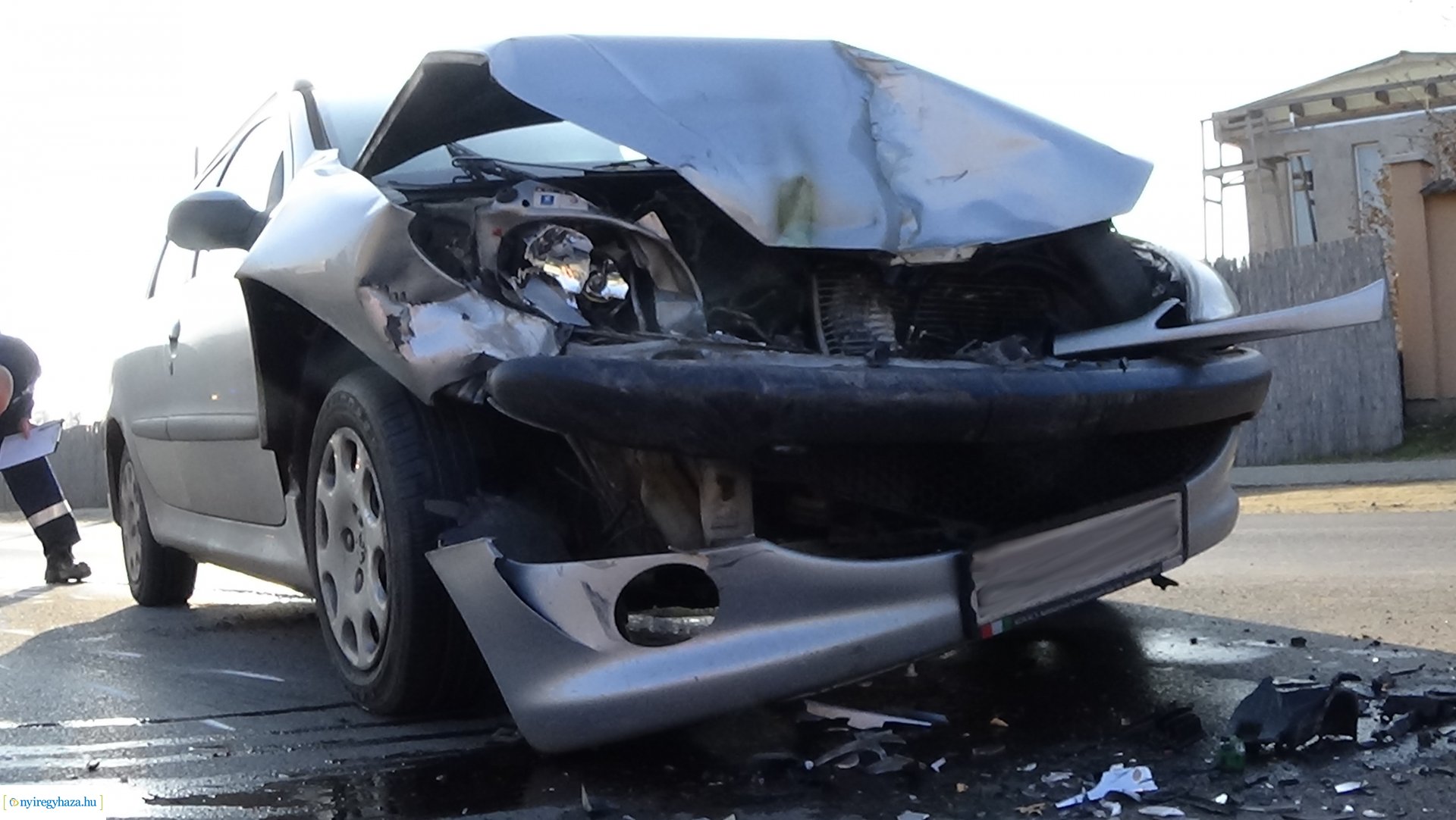 Baleset a Kemecsei úton