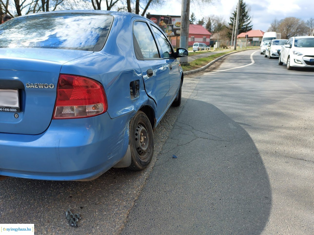 Baleset a Kert utcán