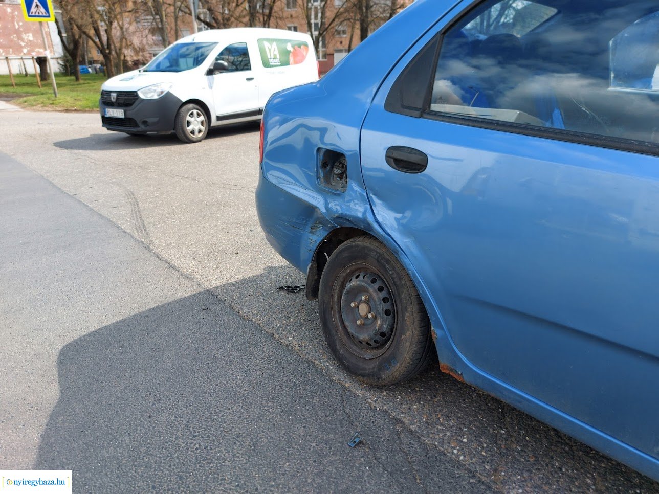 Baleset a Kert utcán