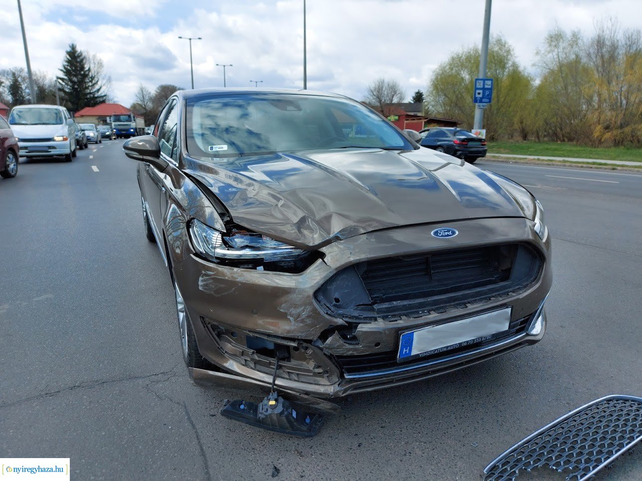 Baleset a Kert utcán