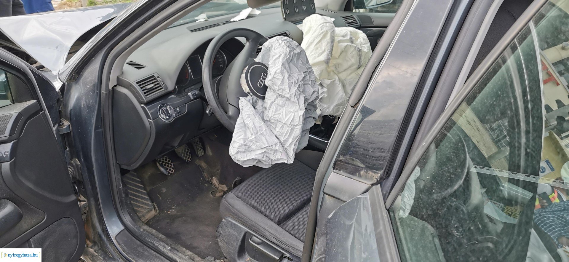 Baleset a kis Tesconál