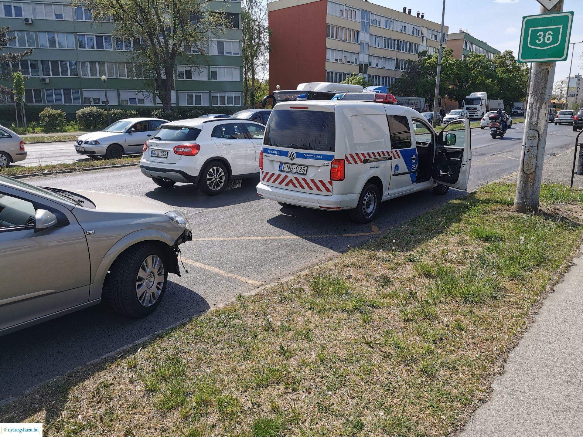 Baleset a Korányinál 0429