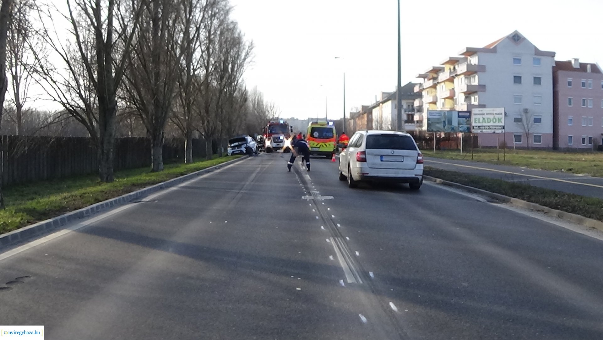 Baleset a Kosbor utcán