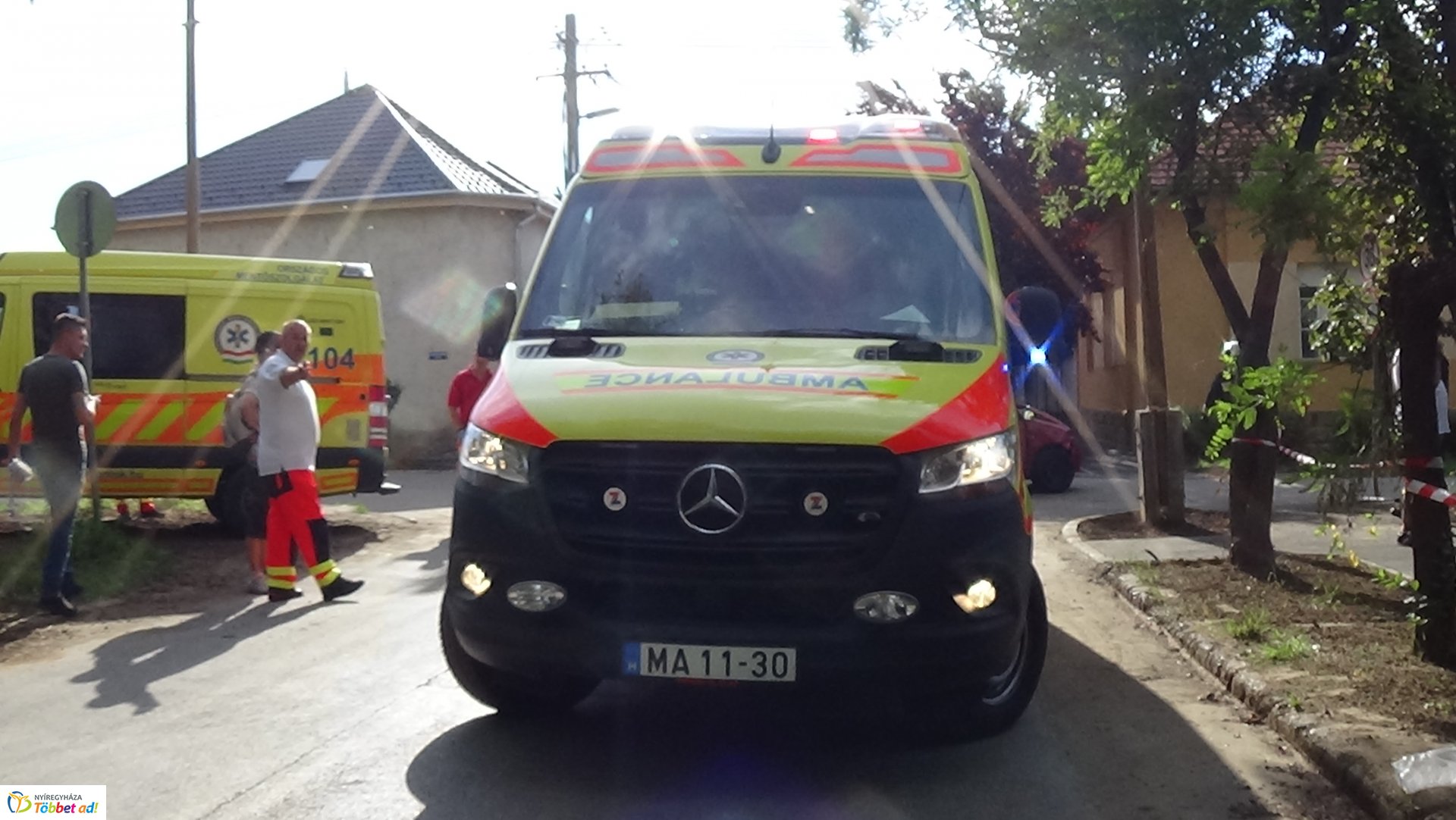 Baleset a Mikszáth Kálmán és a Czuczor Gergely utca kereszteződésében