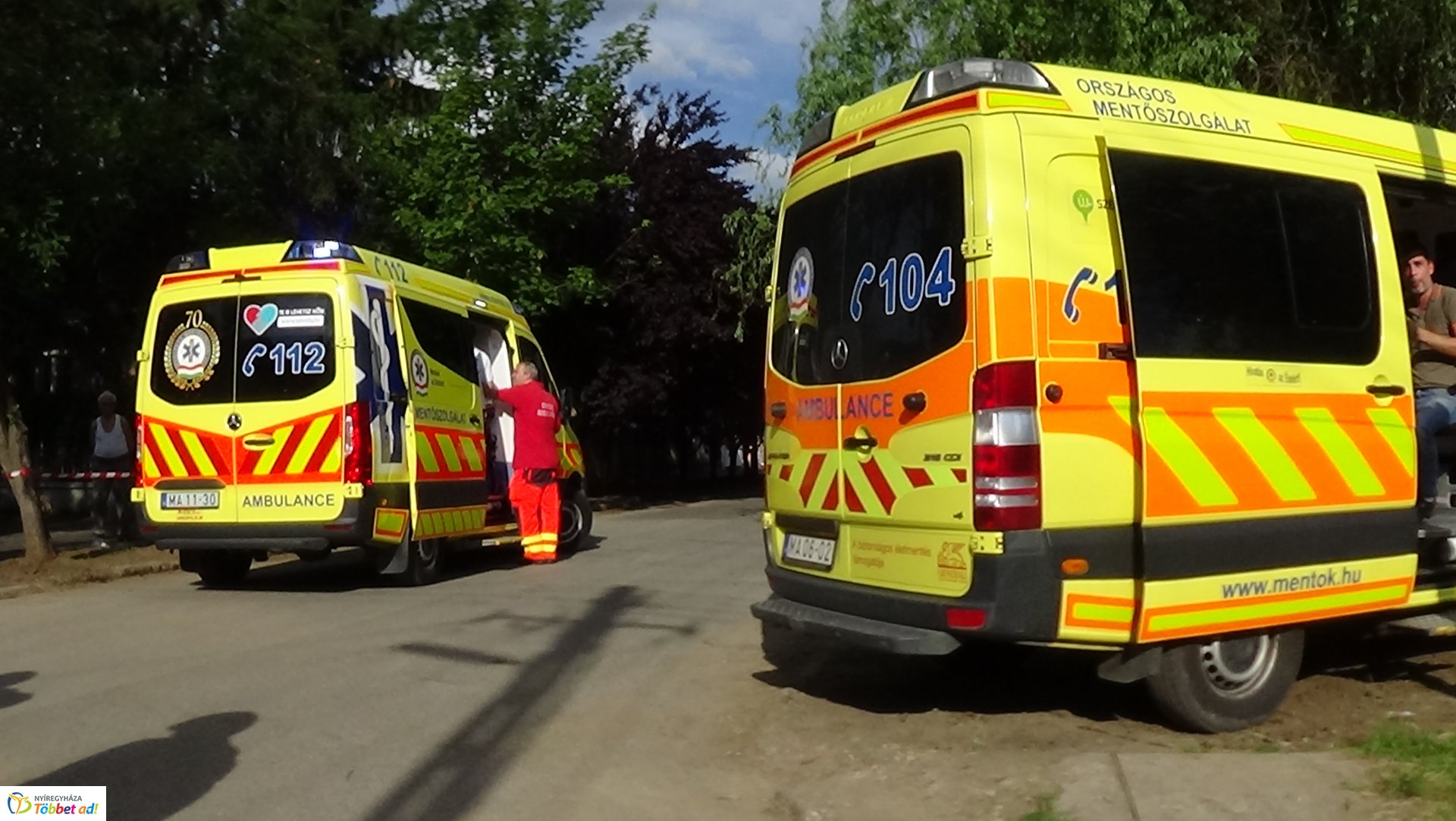 Baleset a Mikszáth Kálmán és a Czuczor Gergely utca kereszteződésében