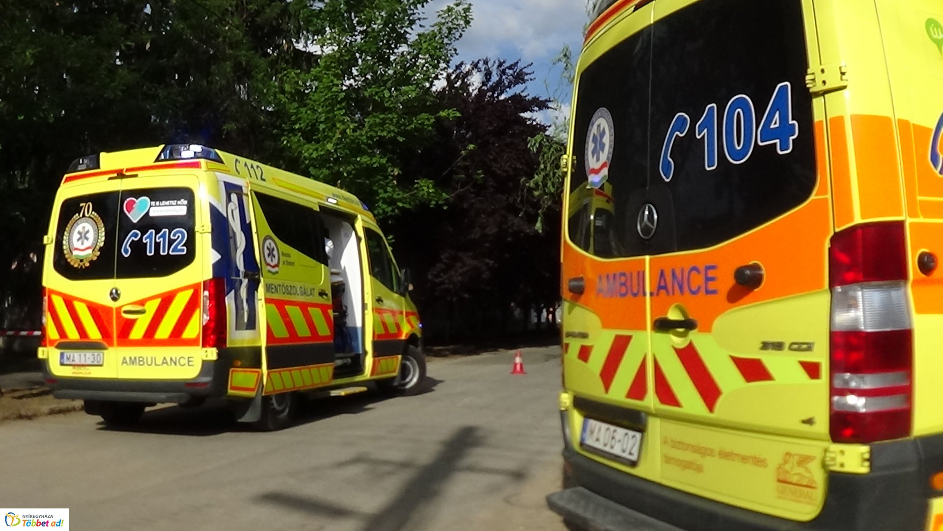 Baleset a Mikszáth Kálmán és a Czuczor Gergely utca kereszteződésében