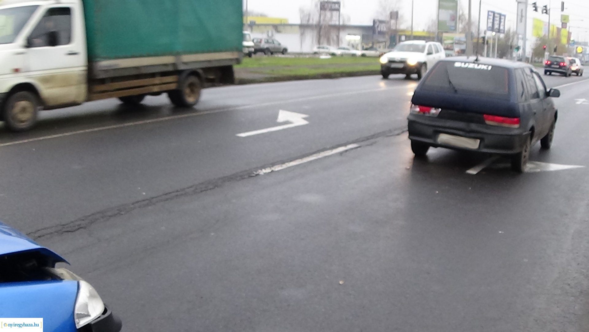 Baleset a Pazonyi úton