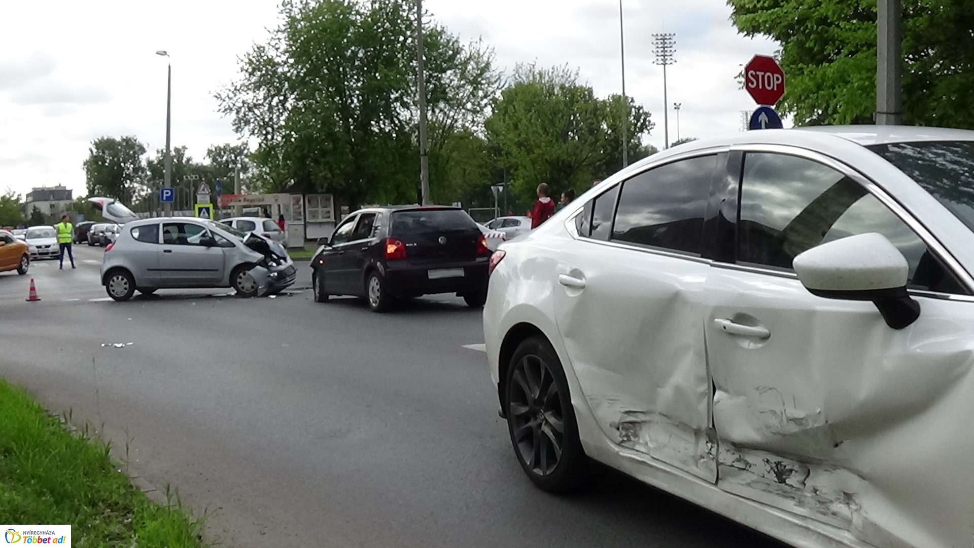 Baleset a Sóstói úton