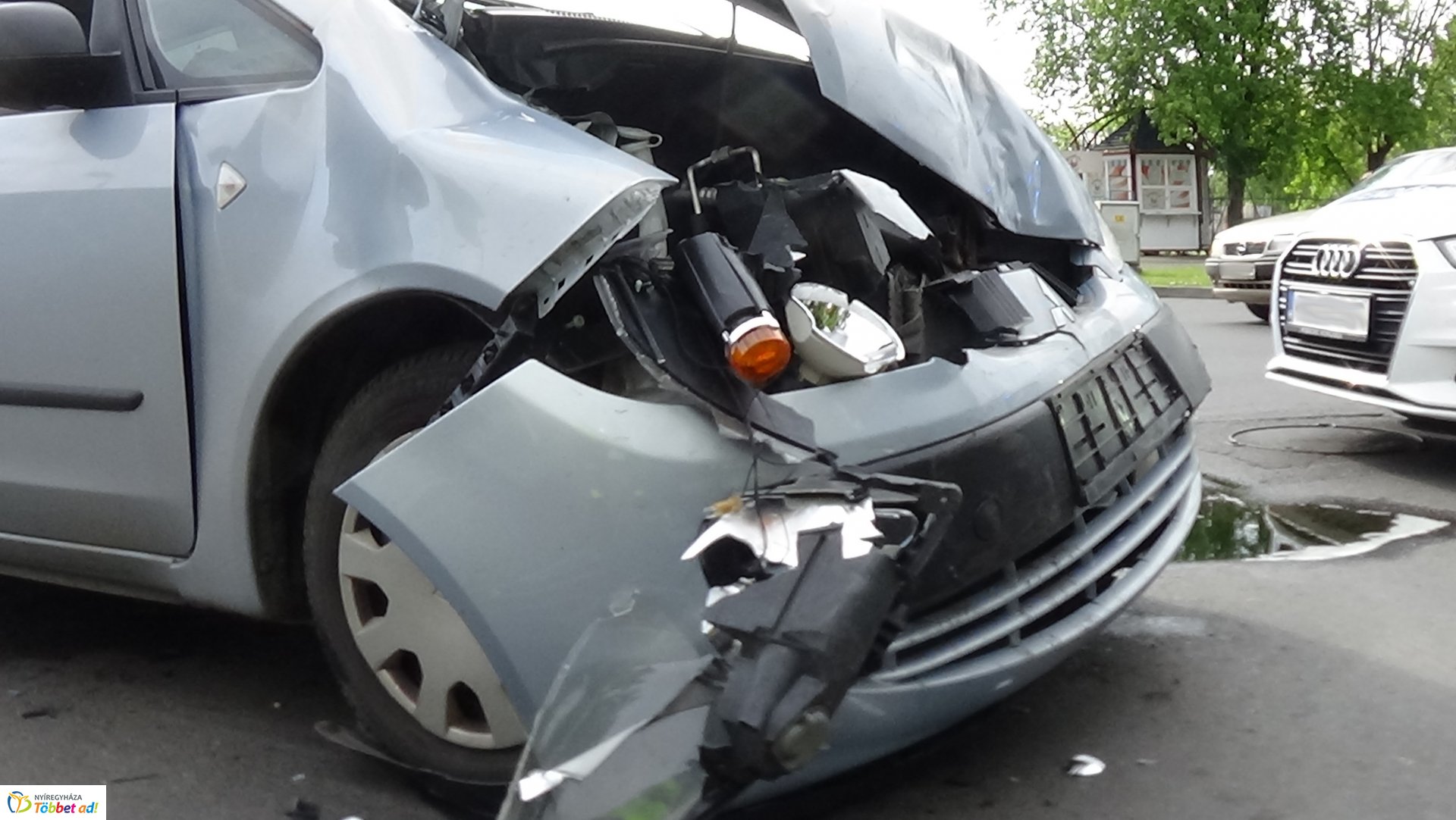 Baleset a Sóstói úton