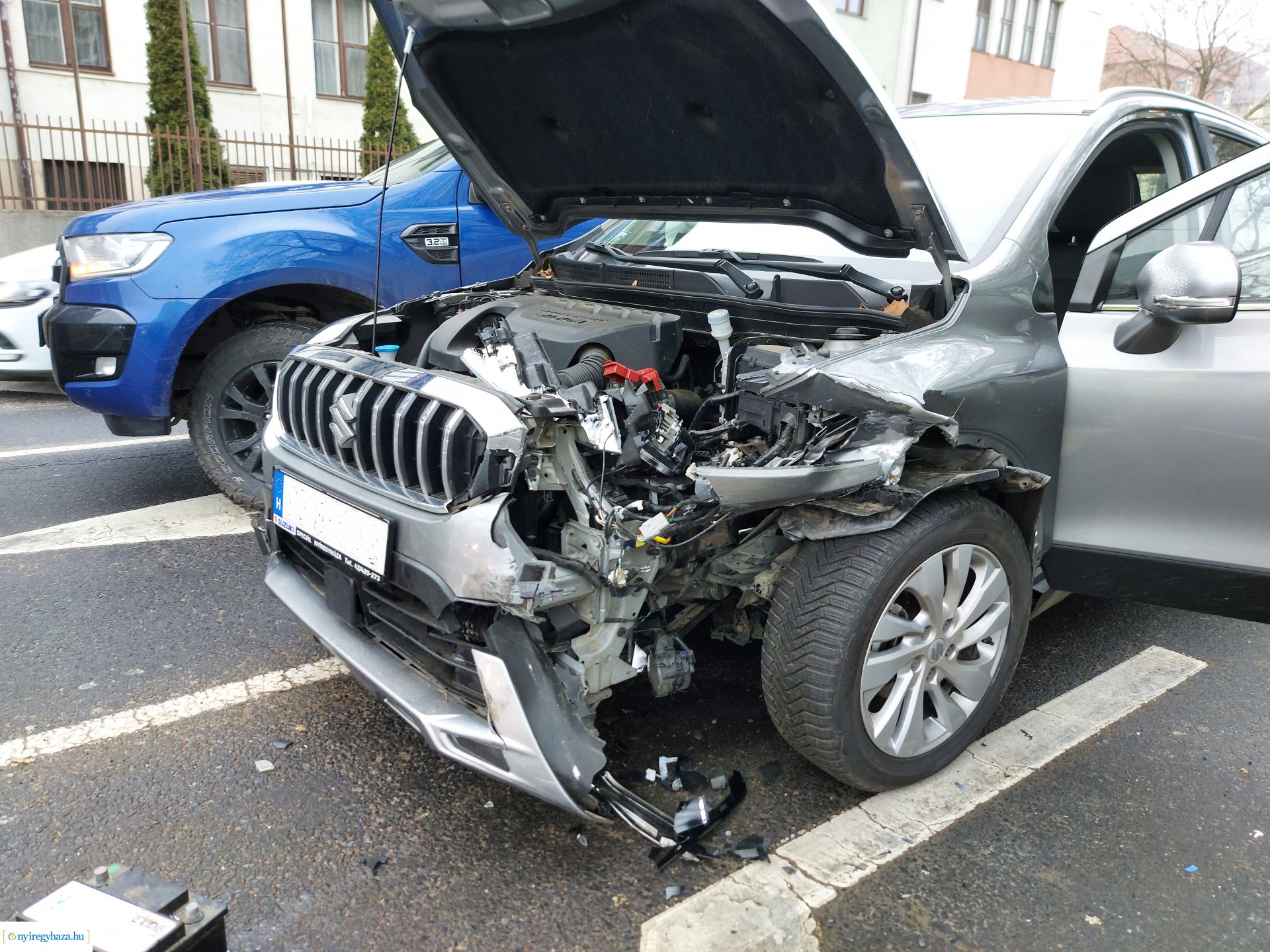 Baleset a Sóstói úton