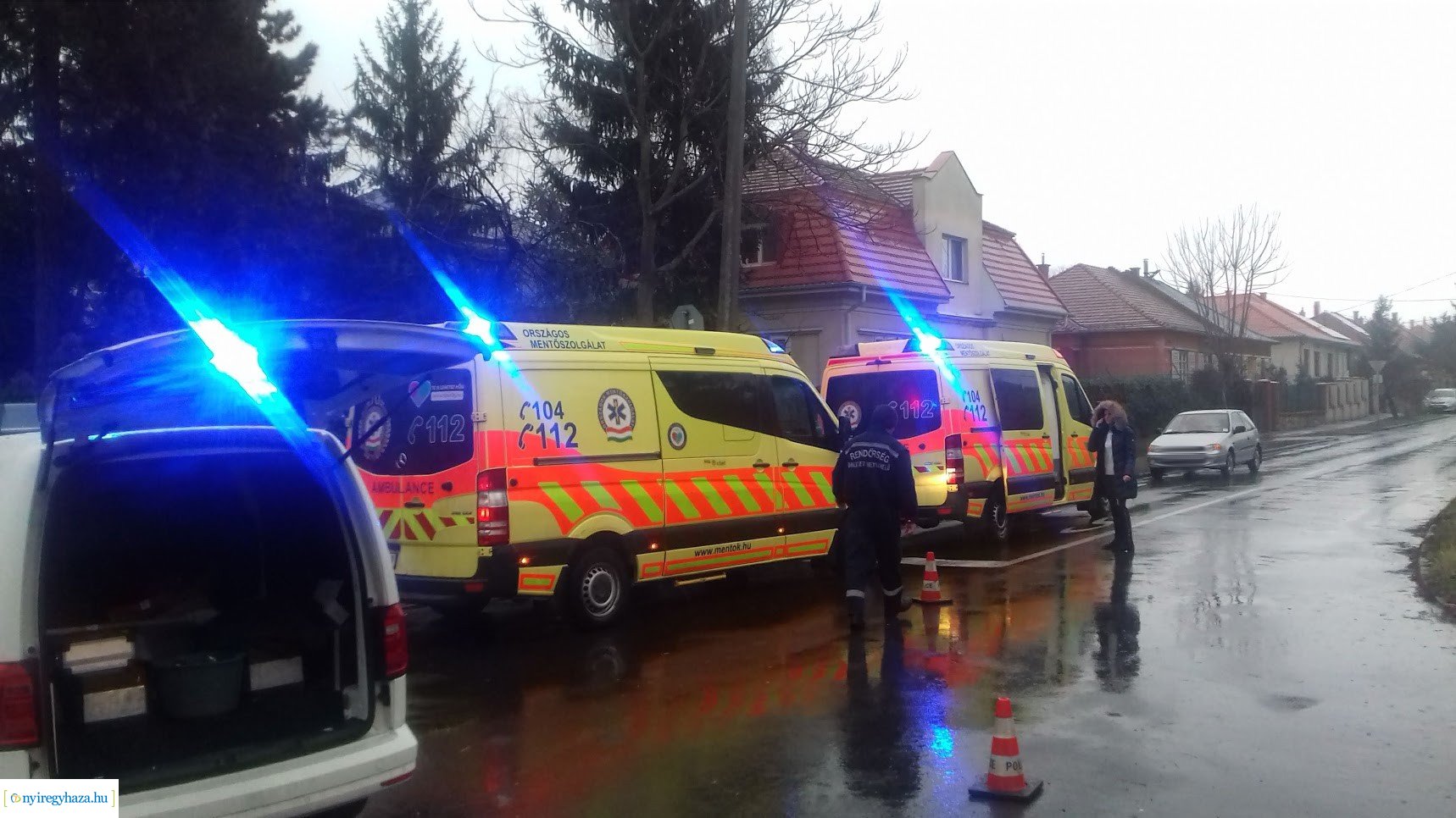 Baleset a Stadion és Krúdy Gyula utcák kereszteződésében