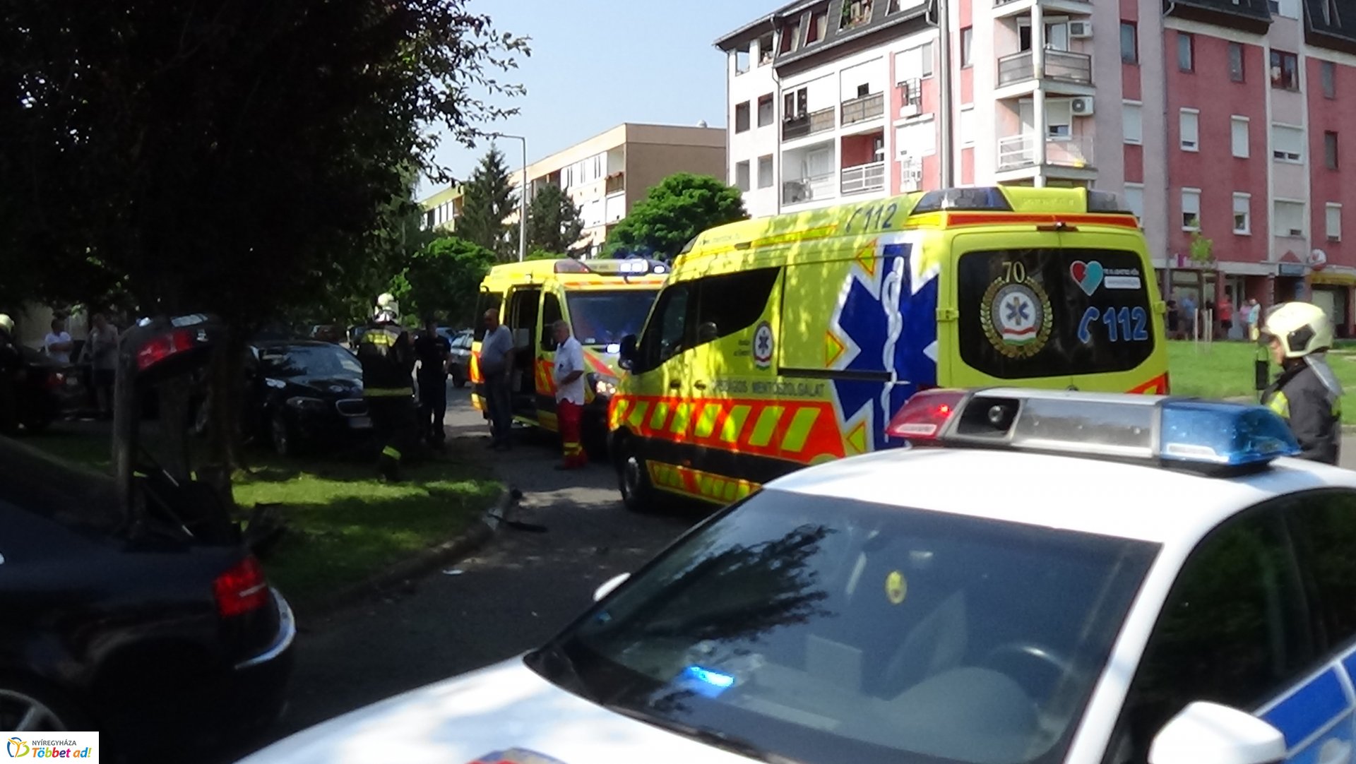 Baleset a Szántó Kovács János utca és az Ady Endre utca kereszteződésében 