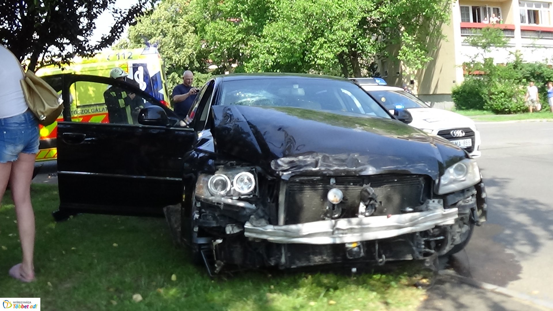 Baleset a Szántó Kovács János utca és az Ady Endre utca kereszteződésében 