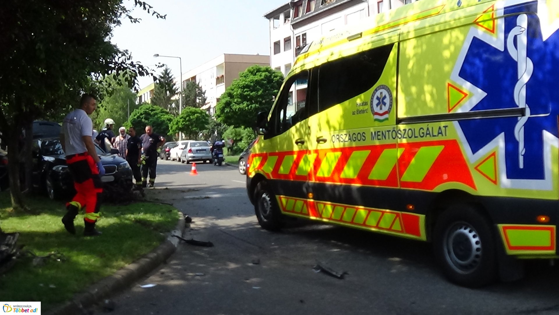 Baleset a Szántó Kovács János utca és az Ady Endre utca kereszteződésében 