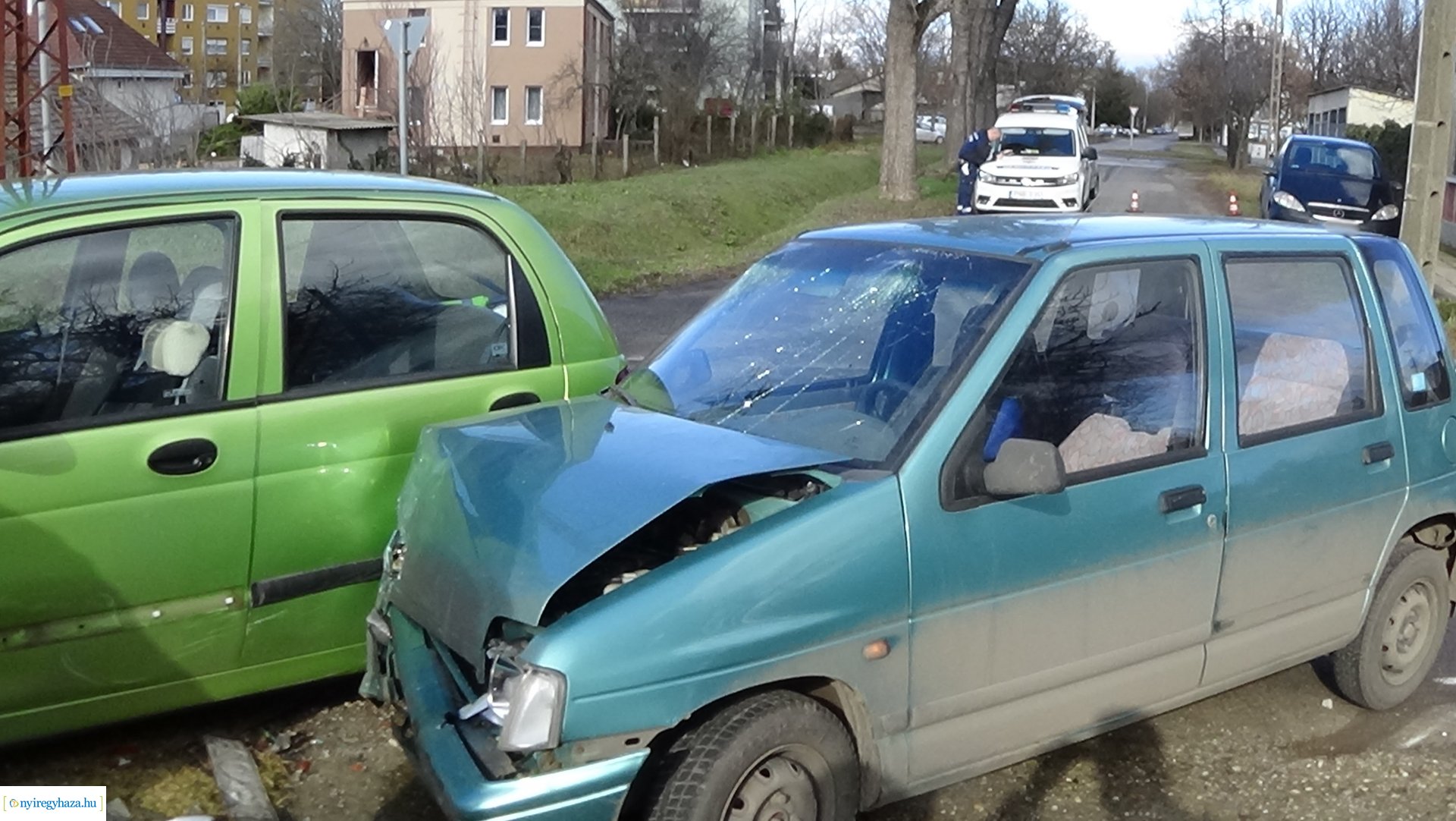 Baleset a Táncsics Mihály és a Bartók Béla utca kereszteződésében