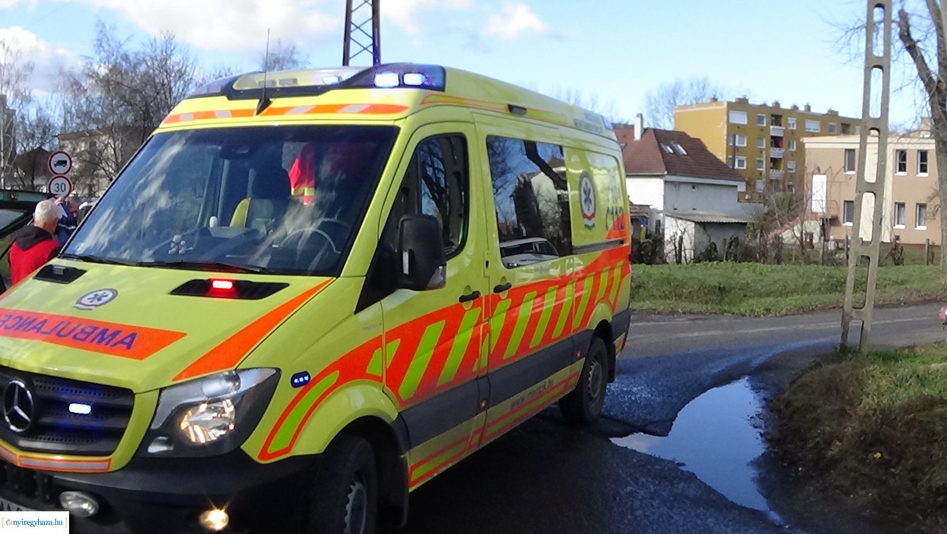 Baleset a Táncsics Mihály és a Bartók Béla utca kereszteződésében